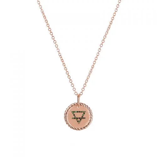 Collar-4-elementos-Tierra-enchape-en-oro-rosa