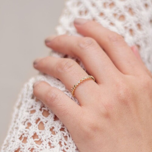 Anillo infinito circones rainbow